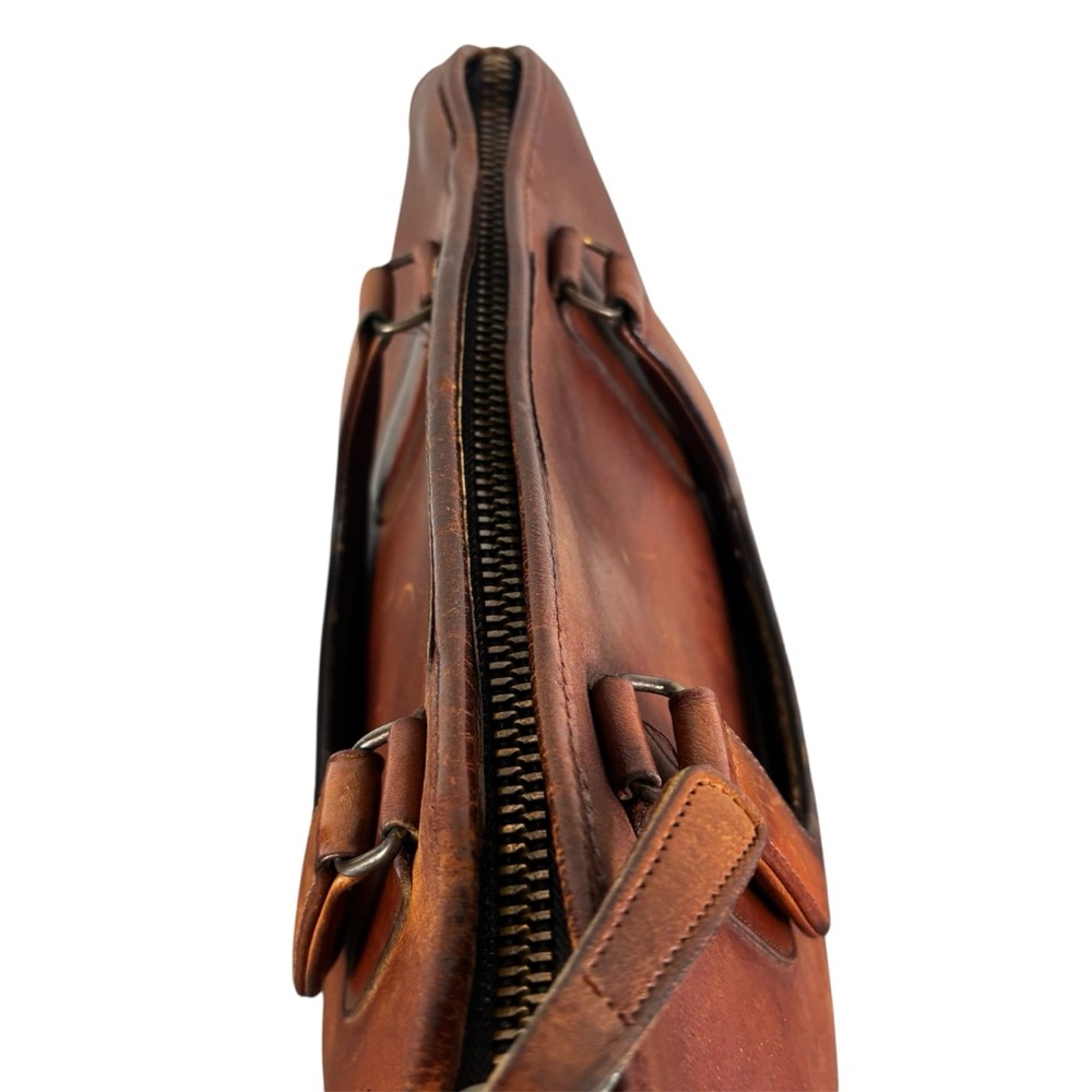 RARE Vintage Coach Brown Leather Bag Coach Stamp: 141-2126 Made In NYC - Picture 4 of 13